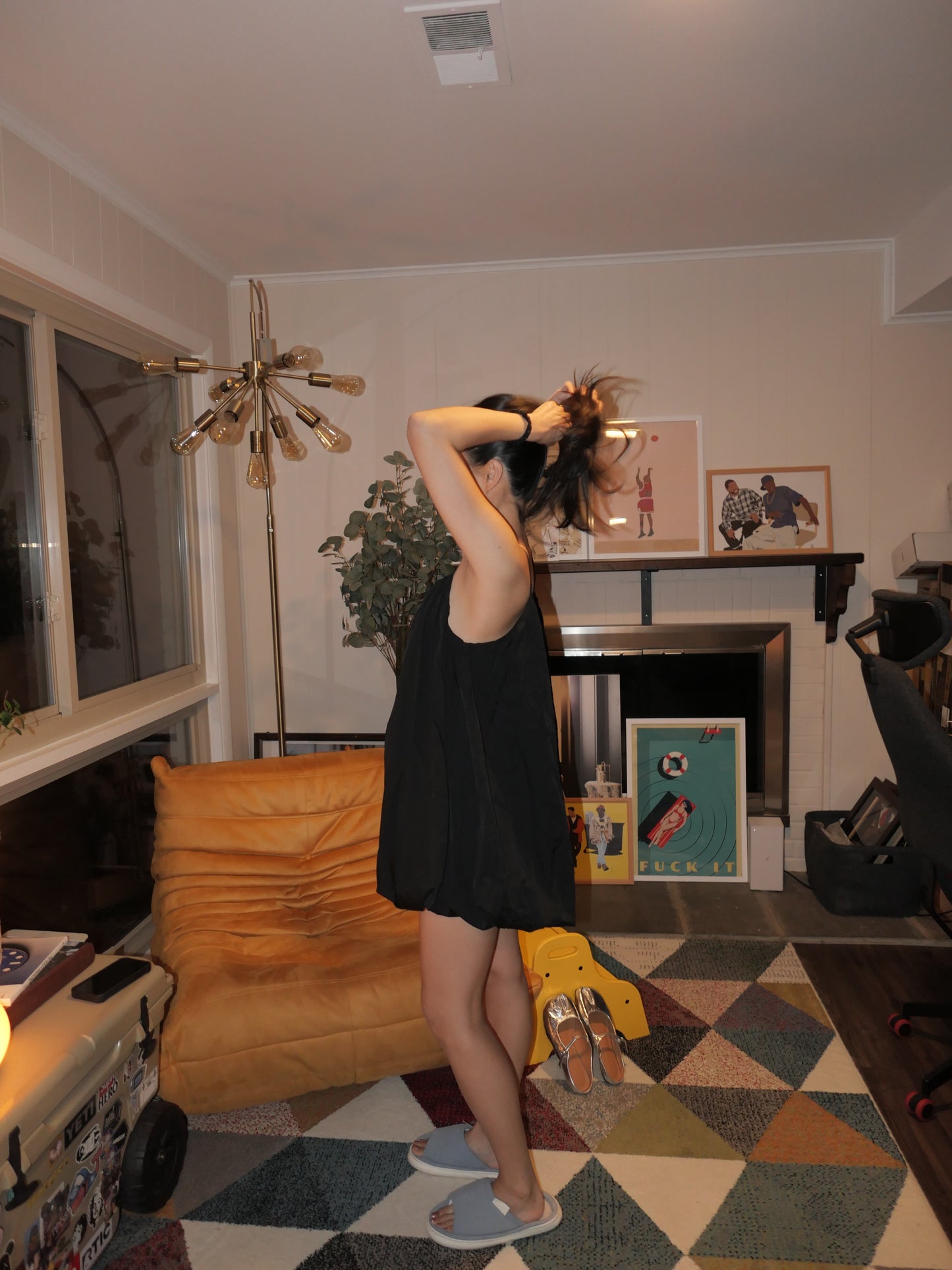 Paris Noir Slip Dress