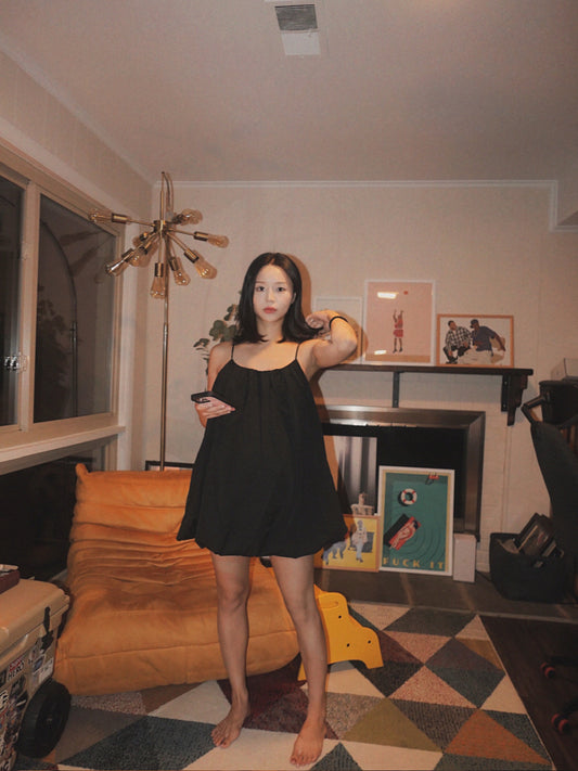 Paris Noir Slip Dress