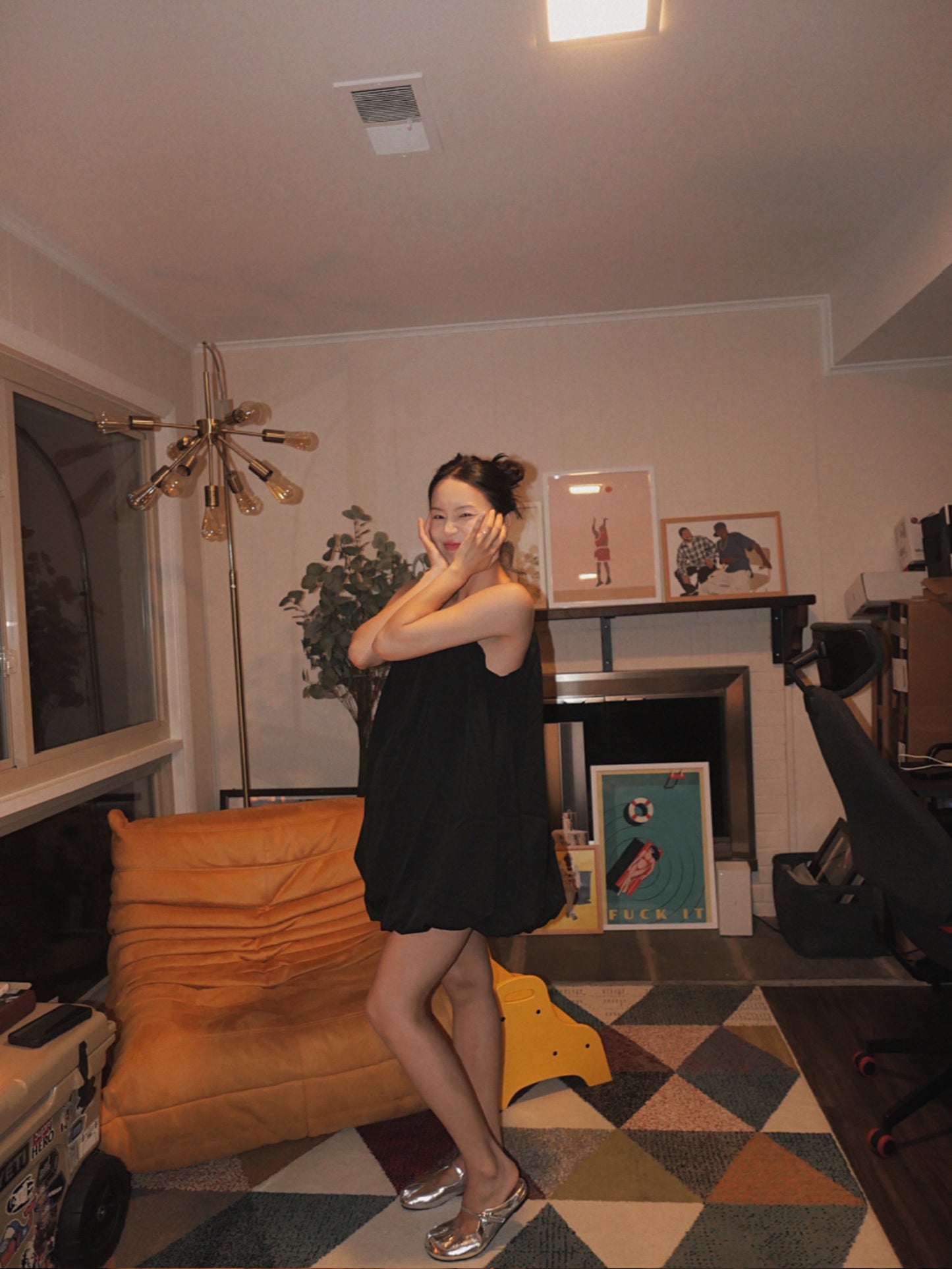 Paris Noir Slip Dress