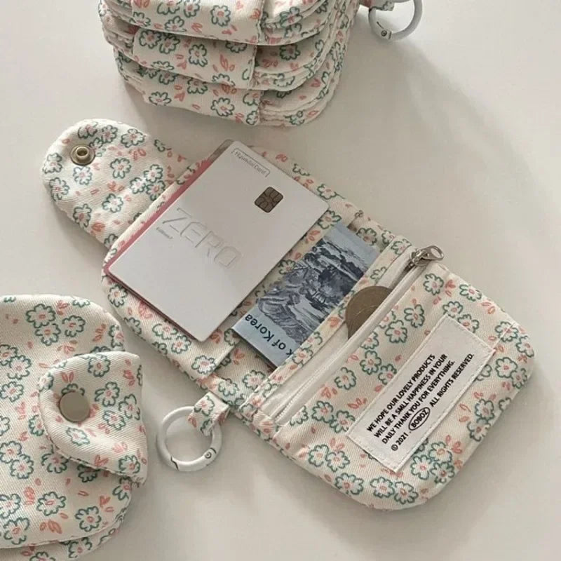Floral Mini Coin Purse & Card Holder