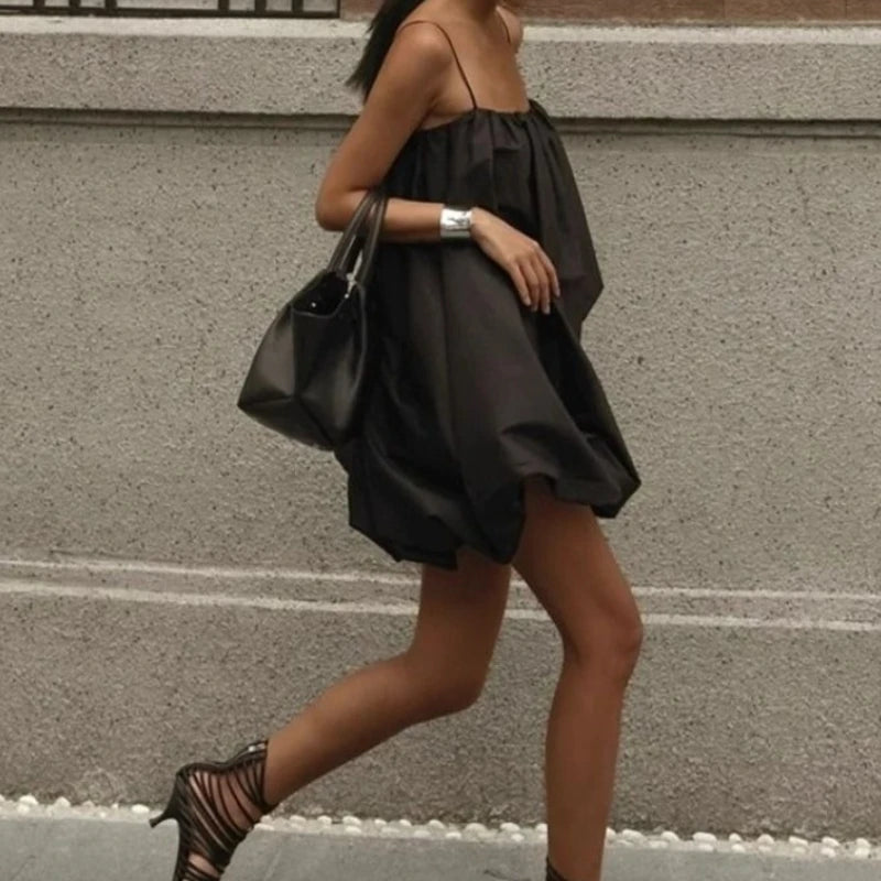 Paris Noir Slip Dress