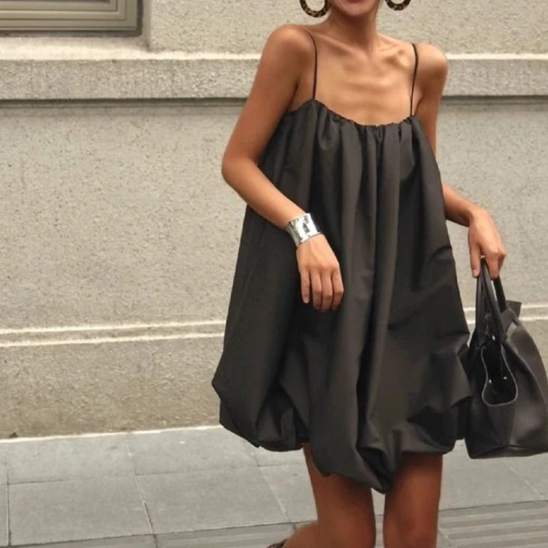Paris Noir Slip Dress