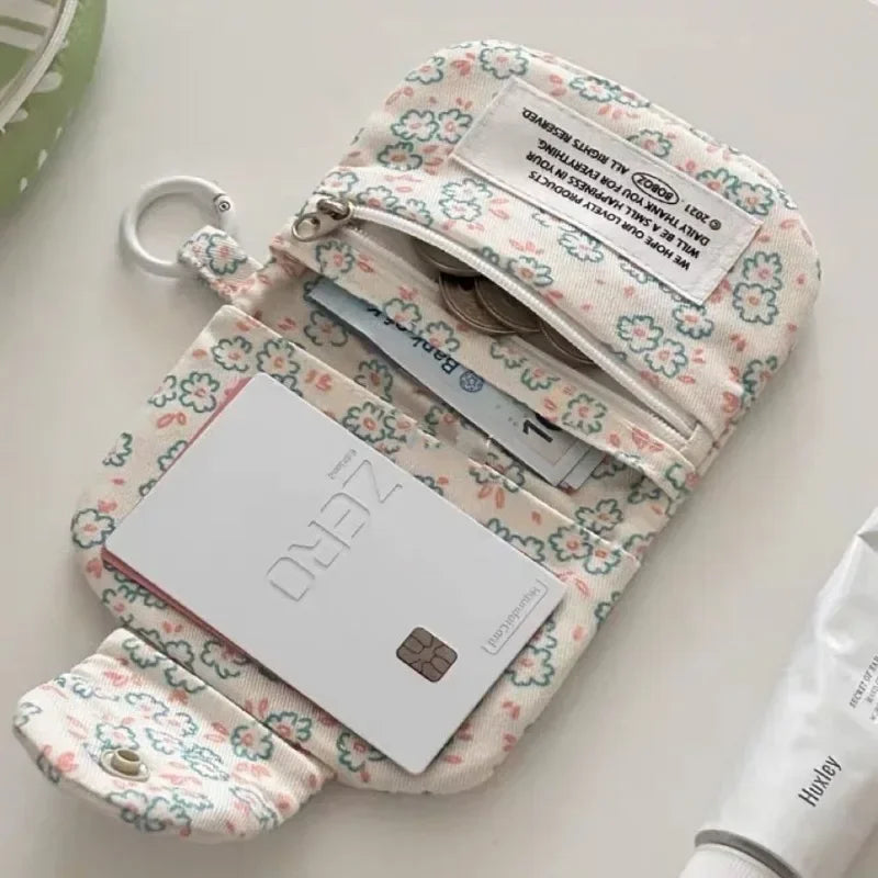 Floral Mini Coin Purse & Card Holder